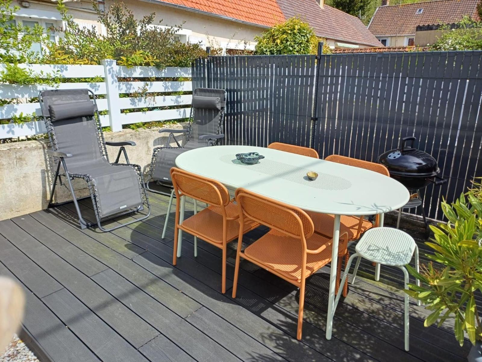 Agréable maison 3* en bord de mer Dieppe Extérieur photo